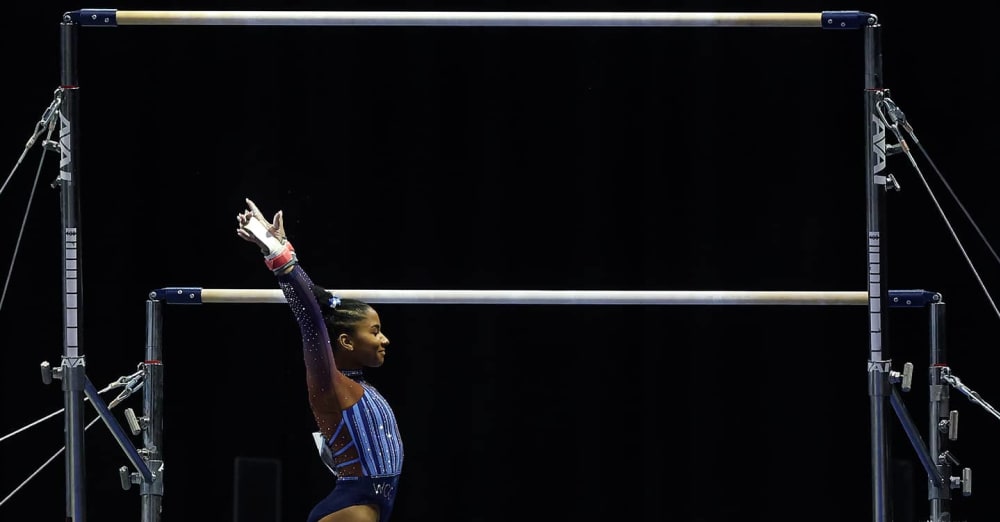 Team USA Jordan Chiles Uses Vault Floor Scores To Win All Around